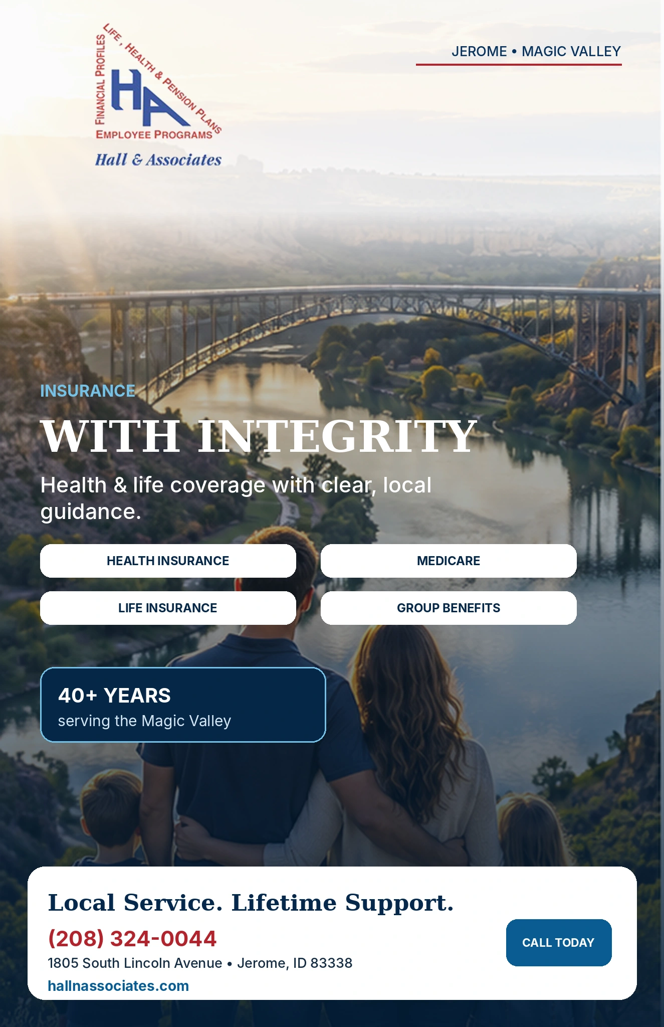 Hall & Associates advertisement
